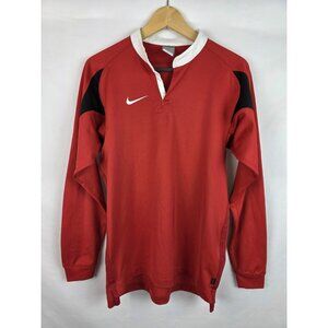 Nike Childs Shirt Size XL Red Nike Fit Dry Long Sleeve Jersey Kids Top